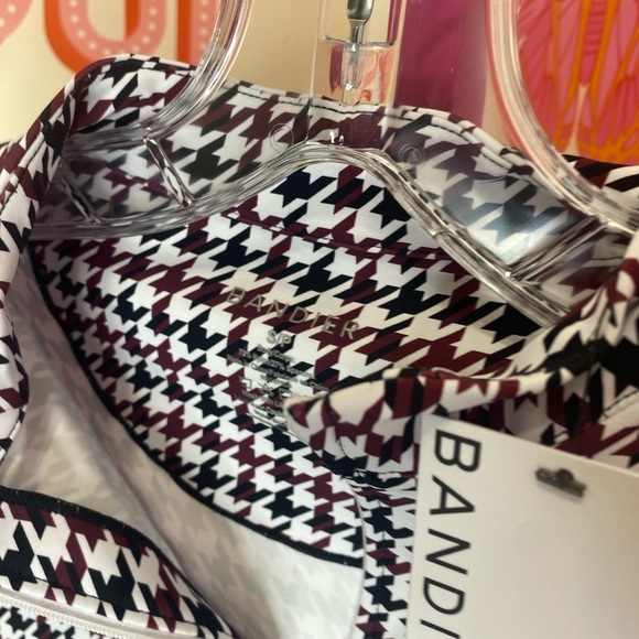 Bandier Brio Houndstooth Bodysuit NWT - Picture 4 of 9